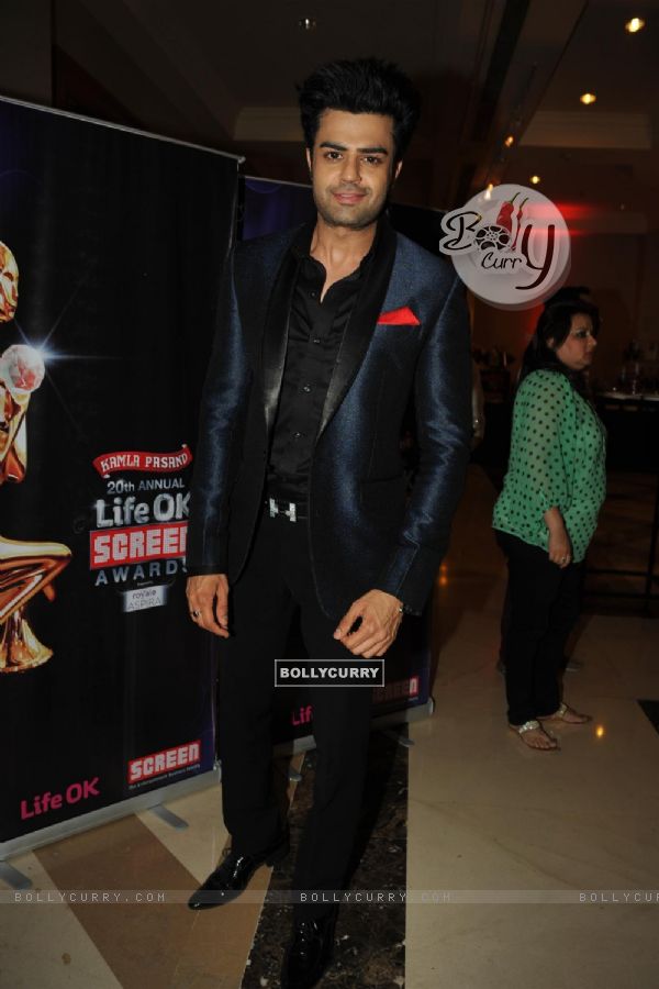 Manish Paul was seen at the 'Life Ok Screen Awards' Nomination Party