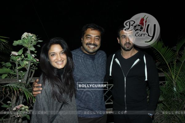 Anurag Kashyap with Sandhya Mridul and Ronit Roy were seen at the Special Screening