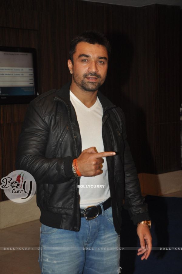 Ajaz Khan was seen at Toshi Sabri's Reception Party