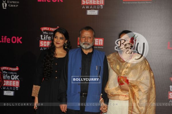 Pankaj Kapoor and Supriya Pathak were at the 20th Annual Life OK Screen Awards