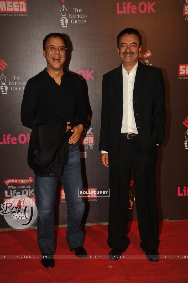 Vidhu Vinod Chopra and Rajkumar Hirani were at the 20th Annual Life OK Screen Awards