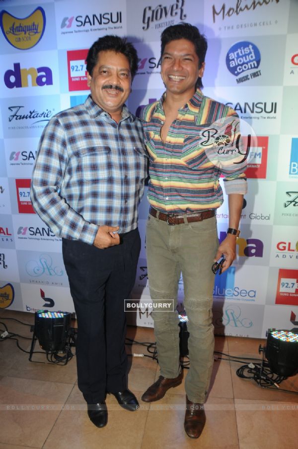Udit Narayan and Shaan at the Music Mania Event