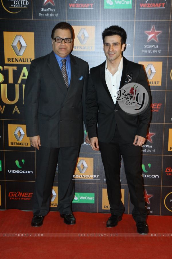 Ramesh Taurani and Girish Kumar at the 9th Star Guild Awards