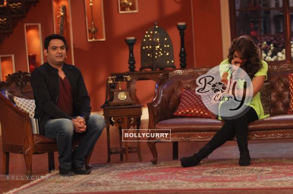 Bipasha Basu and Kapil Sharma on Comedy Nights With Kapil