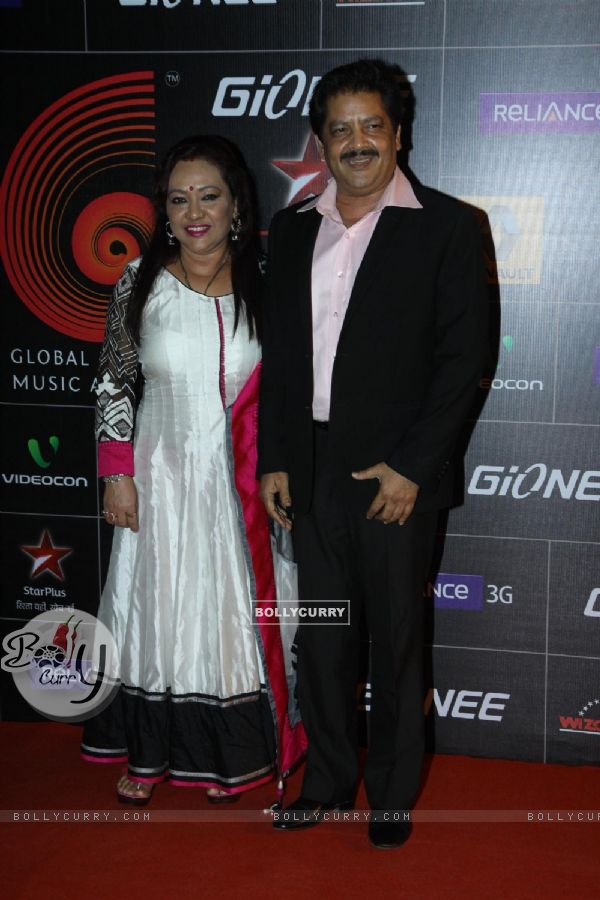 Udit Narayan was at the Gima Awards 2013