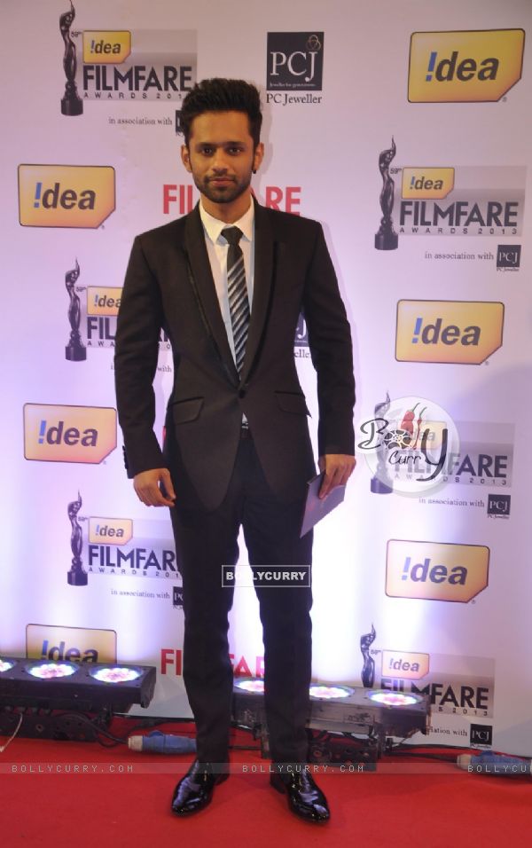 Rahul Vaidya at the 59th Idea Filmfare Awards 2013