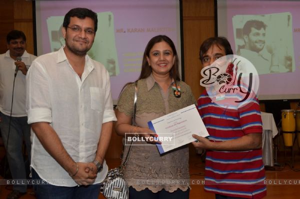 Karan Malhotra was at the Organ Donation Felicitation