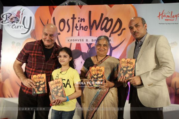Kavshee R. Barjatya with Anupam Kher and Sooraj Barjatya at the Book Launch