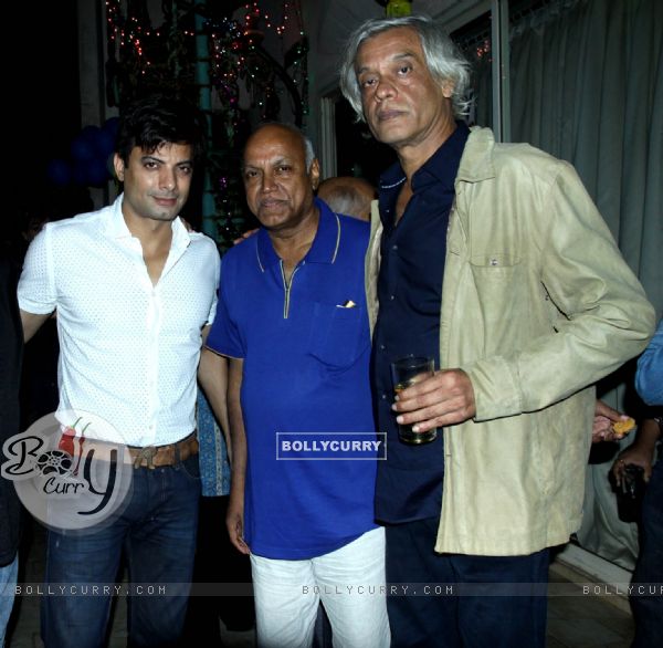 Rahul Bhat hosted a Birthday Party for Sudhir Mishra