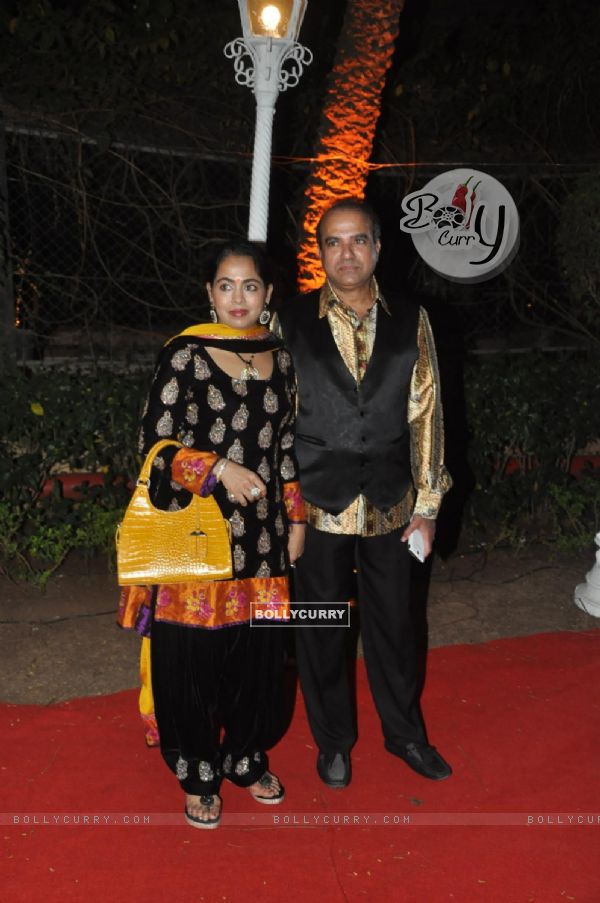 Suresh Wadkar and his wife attended Ahana Deol & Vaibhav Vora's Wedding