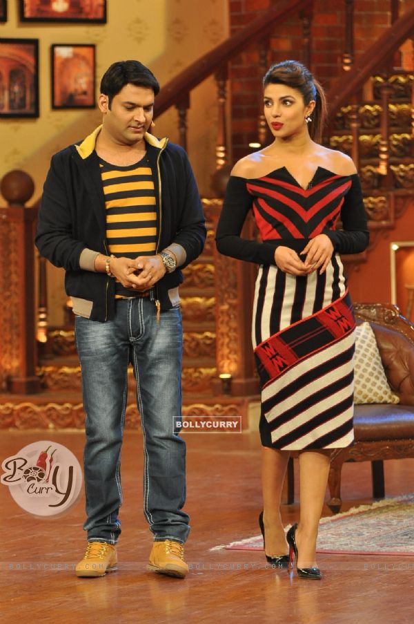 Priyanka Chopra at the Promotions of 'Gunday' on Comedy Nights with Kapil
