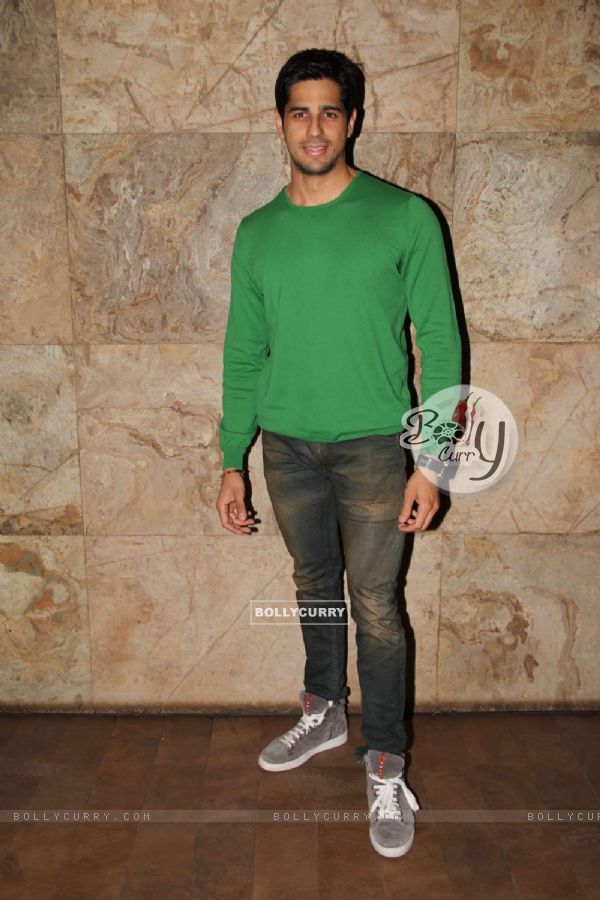 Sidharth Malhotra at the Special screening of 'Hasee Toh Phasee'