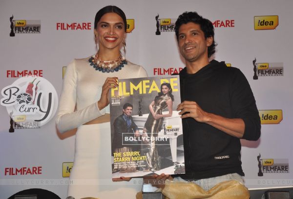 59th Idea Filmfare Awards 2013 Special issue launch by Deepika Padukone & Farhan Akhtar