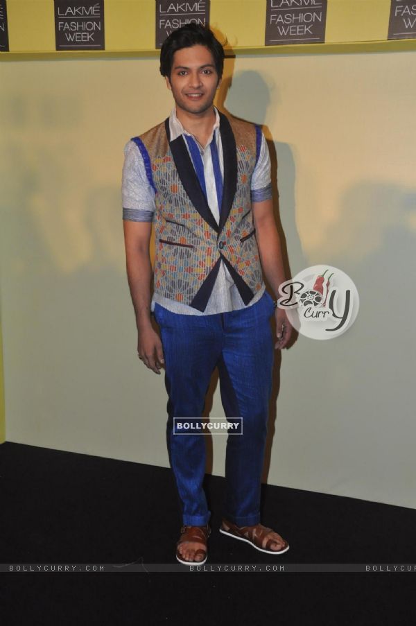 Ali Fazal at the Press conference of LFW 2014