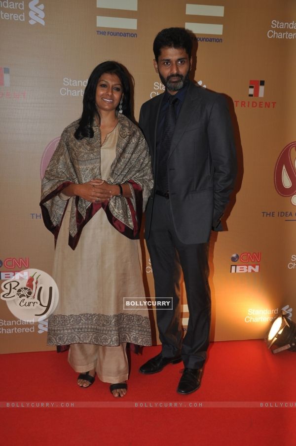 Nandita Das and her husband at The Foundation Celebrates 'The Idea Of India'