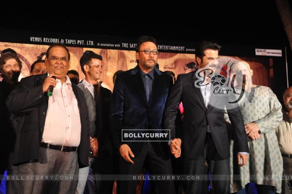 The cast at the Music Launch of Gang of Ghosts