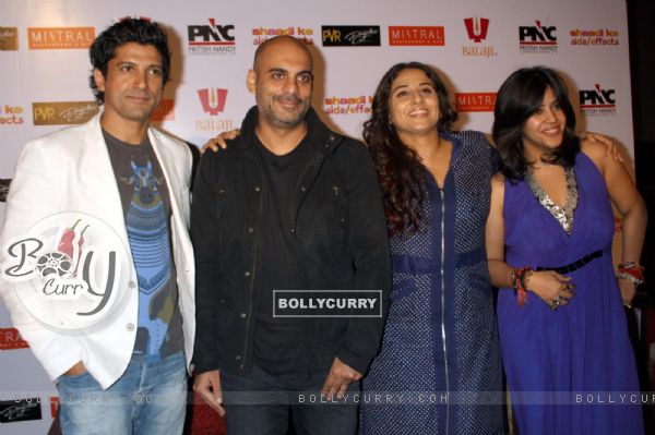 The team at the Press meet for their film Shaadi Ke Side Effects (313232)