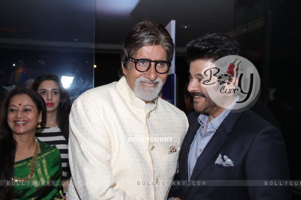 Amitabh Bachchan and Anil Kapoor at the MiD-DAY relaunch