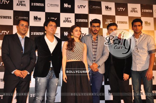 The team of 2 States at the Trailer launch