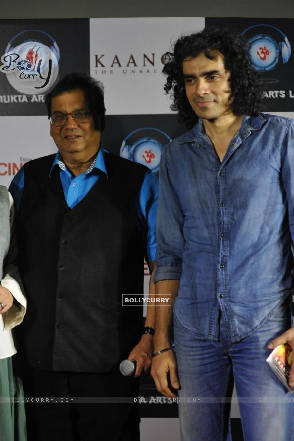 Subhash Ghai and Imtiaz Ali at the Trailer launch of film Kaanchi - The Unbreakable