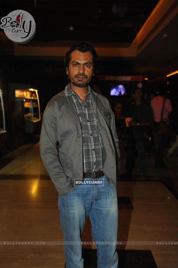 Nawazuddin Siddiqui was at the Premiere of Marathi film Dhag