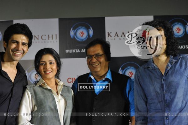 The team at the Trailer launch of film Kaanchi - The Unbreakable