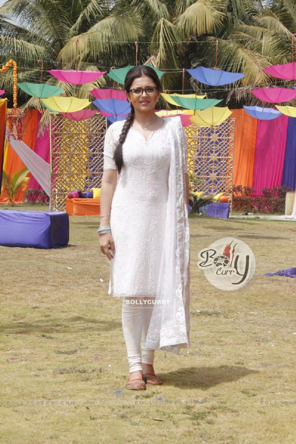 Drashti Dhami at Colors Holi Party
