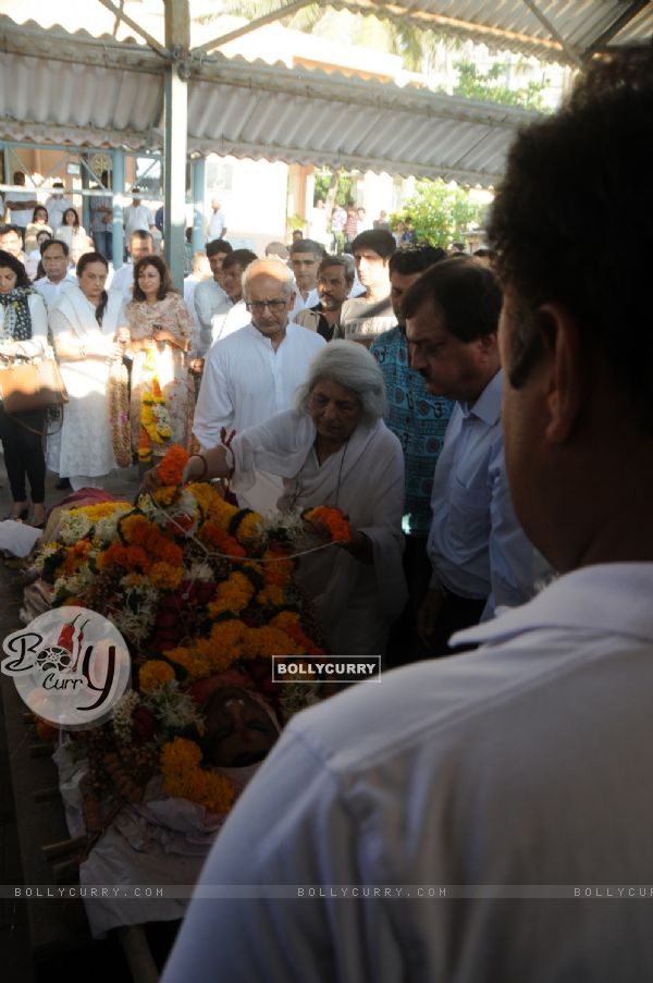 Jay Mehta at Sanjay (Bobby) Chawla's Funeral