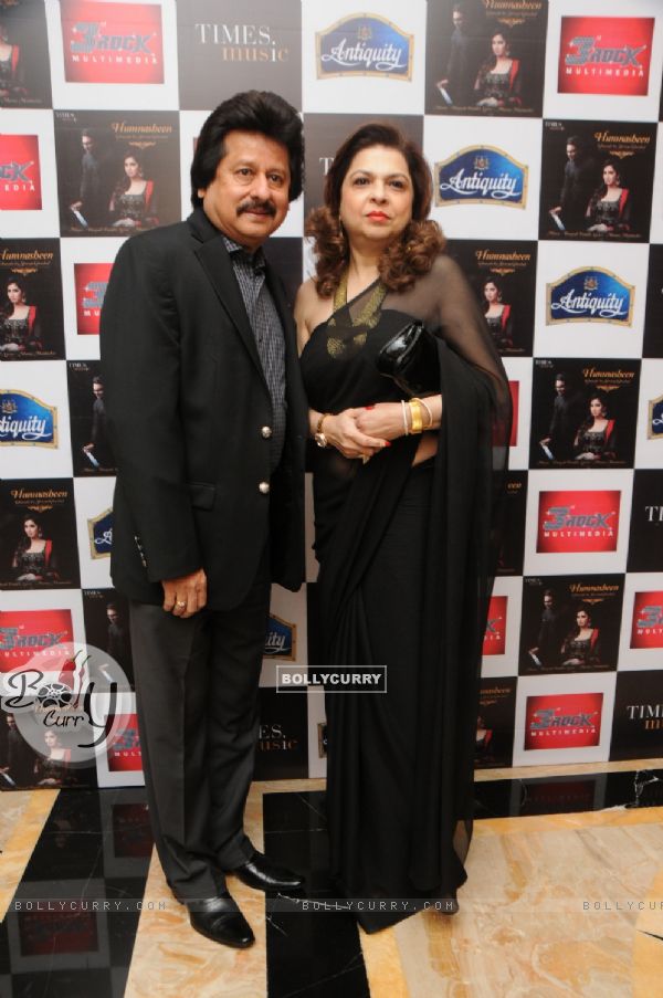 Pankaj Udhas with his wife at Shreya Ghosal's 1st Ghazal Album Launch
