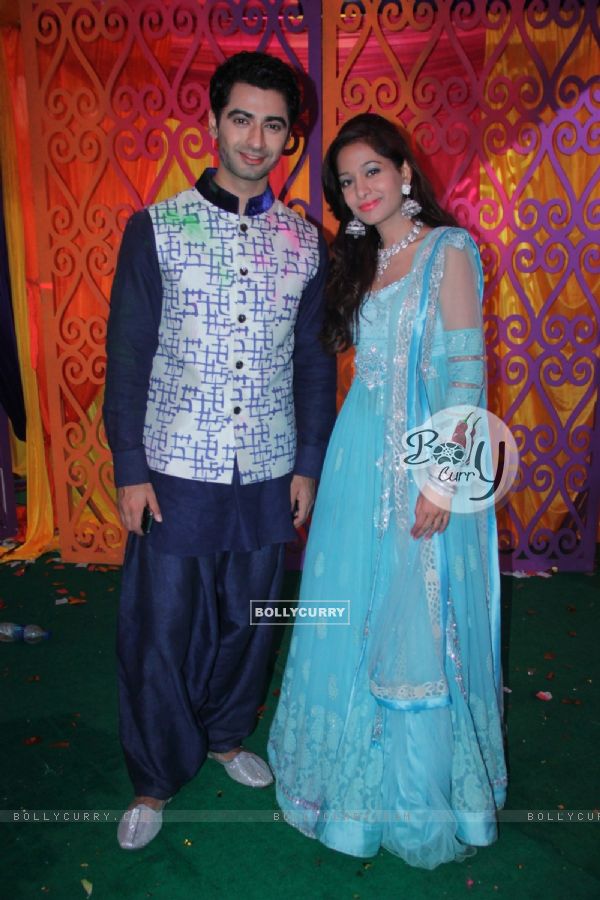Harad Arora and Preetika Rao at the Colors Holi Party