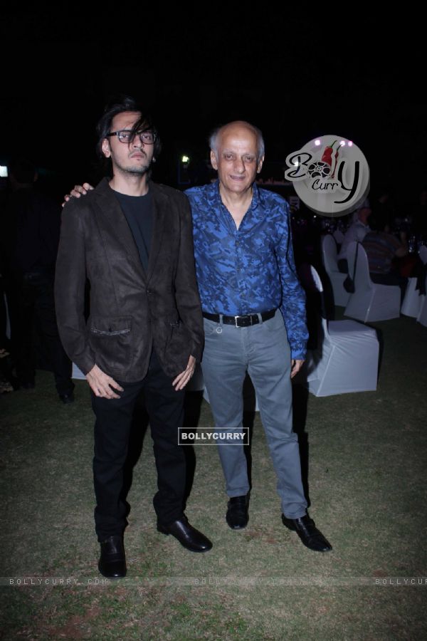 Vishesh and Mukesh Bhatt at the launch of the Bollywood themed travel app by VisitBritain