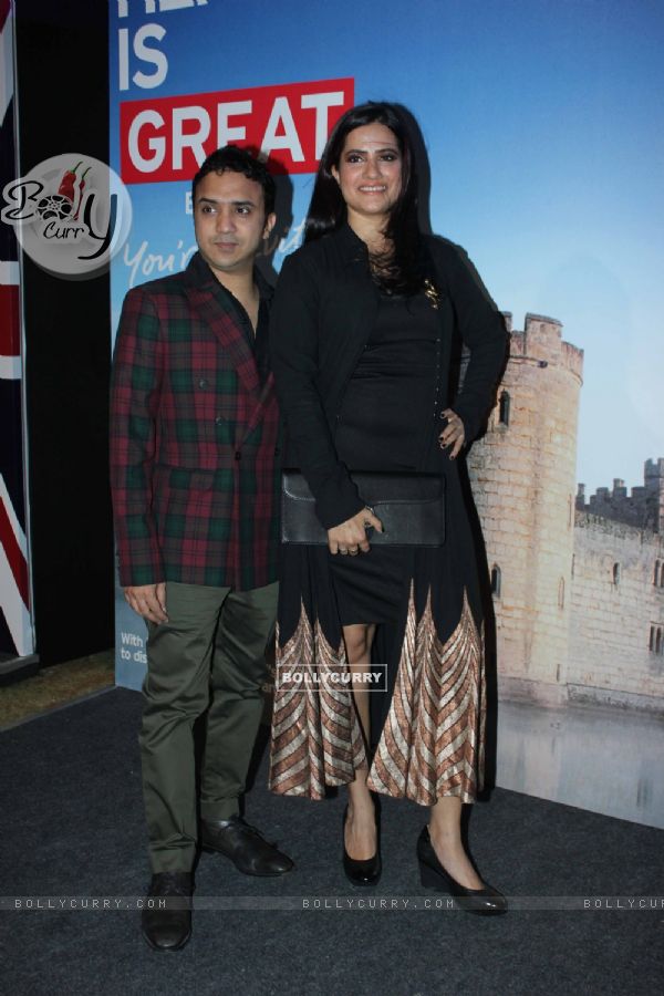 Ram Sampat and Sona Mohapatra at the launch of the Bollywood themed travel app by VisitBritain