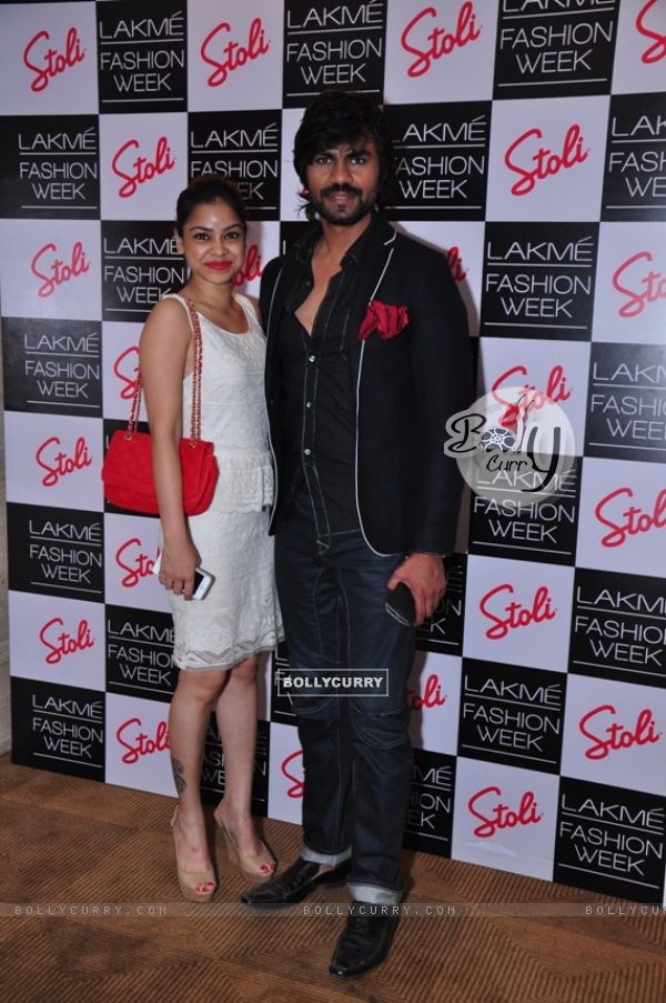 Sumona and Gaurav were seen at the Lakme Fashion Week Summer Resort 2014 Grand Finale