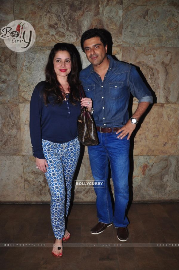Neelam and Sameer Soni were at the Special screening of O Teri