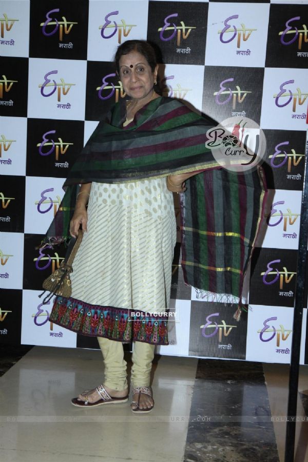 Usha Nadkarni was at ETV Marathi's Grand Gudip Padwa