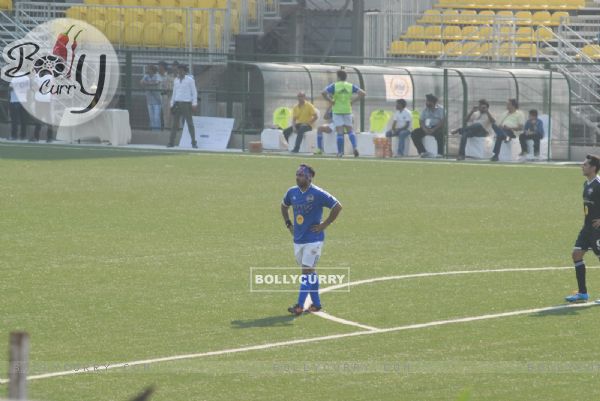 Raj Kundra played the Celebrity Football Match