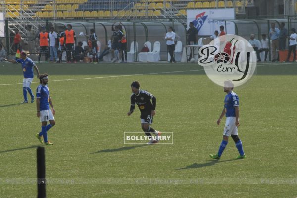 Ranbir Kapoor plays at the Celebrity Football Match