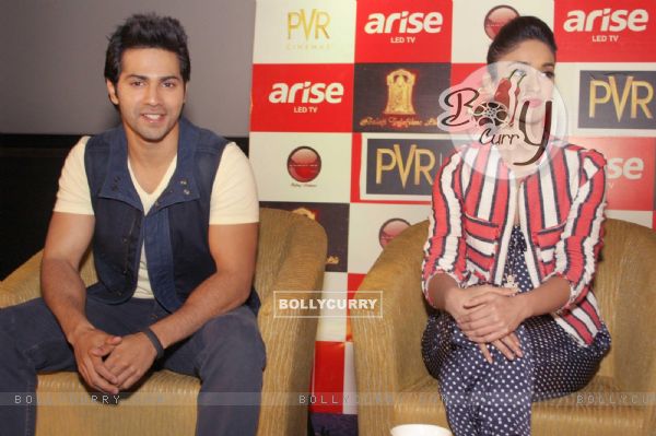 Varun and Ileana at the Press Conference to promote their upcoming film 'Main Tera Hero' (316264)