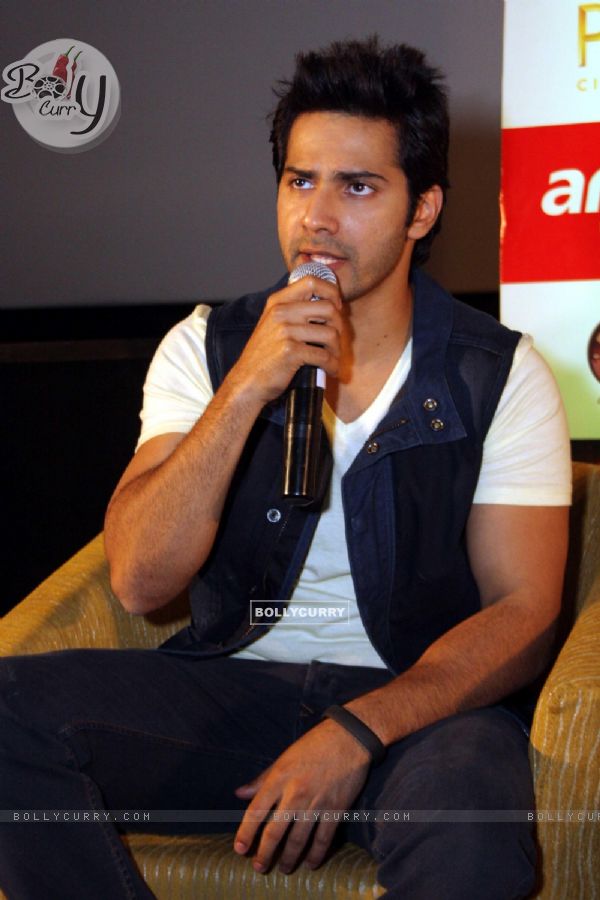 Varun Dhawan addresses the Press Conference to promote their upcoming film 'Main Tera Hero'