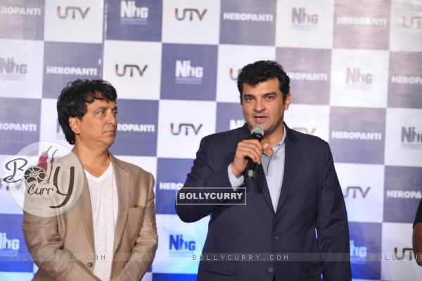 Siddharth Roy Kapoor addresses the Trailer launch of Heropanthi