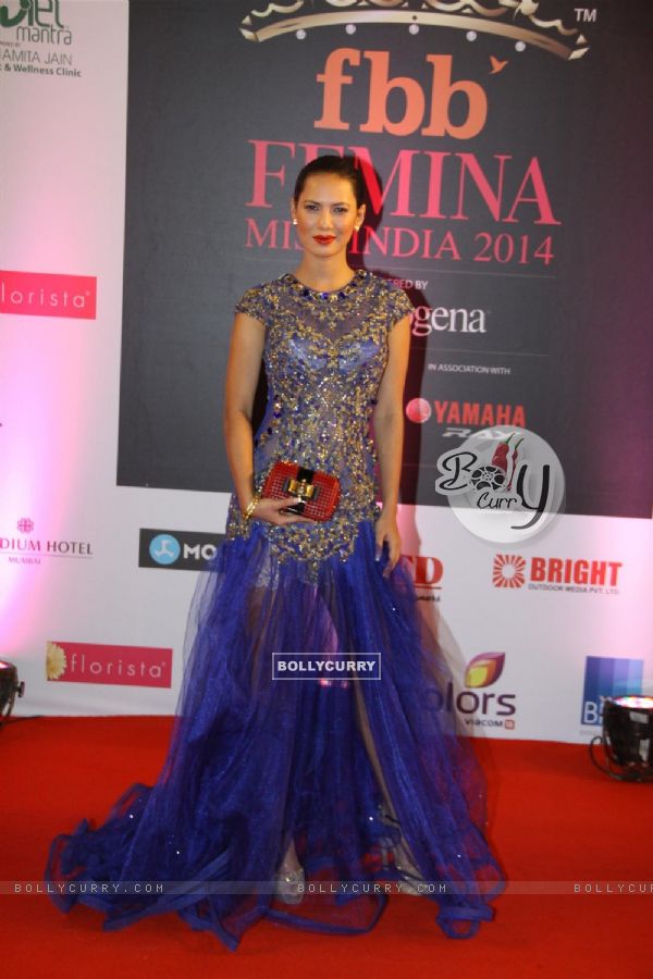 Rochelle Maria Rao was seen at Femina Miss India 2014