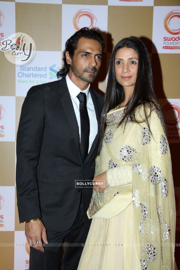 Arjun Rampal and Mehr Jesia were at the Swades Foundation Fundraiser