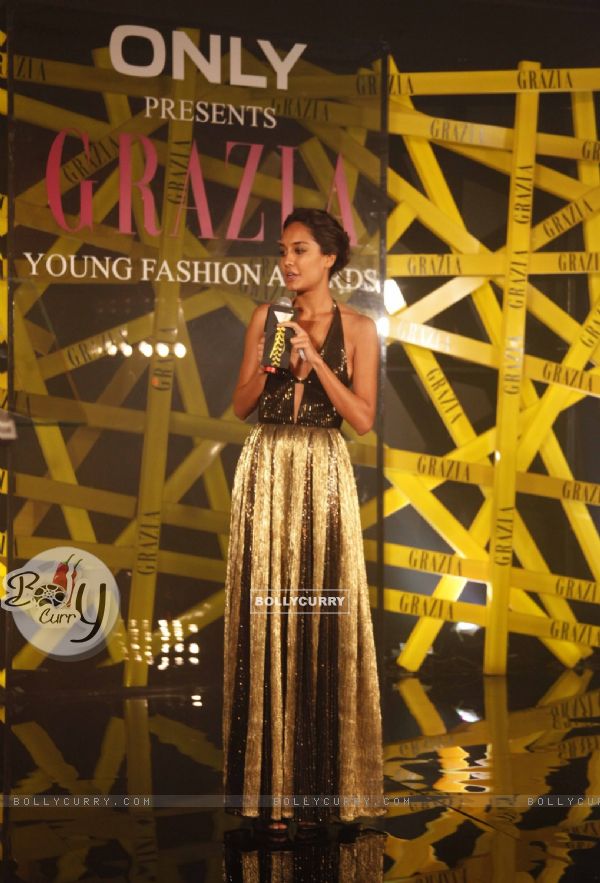 Lisa Haydon at the Grazia Young Fashion Awards 2014