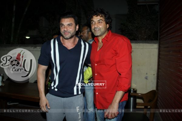 Bobby Deol and Sohail Khan at the Launch of Ek Haseena Thi