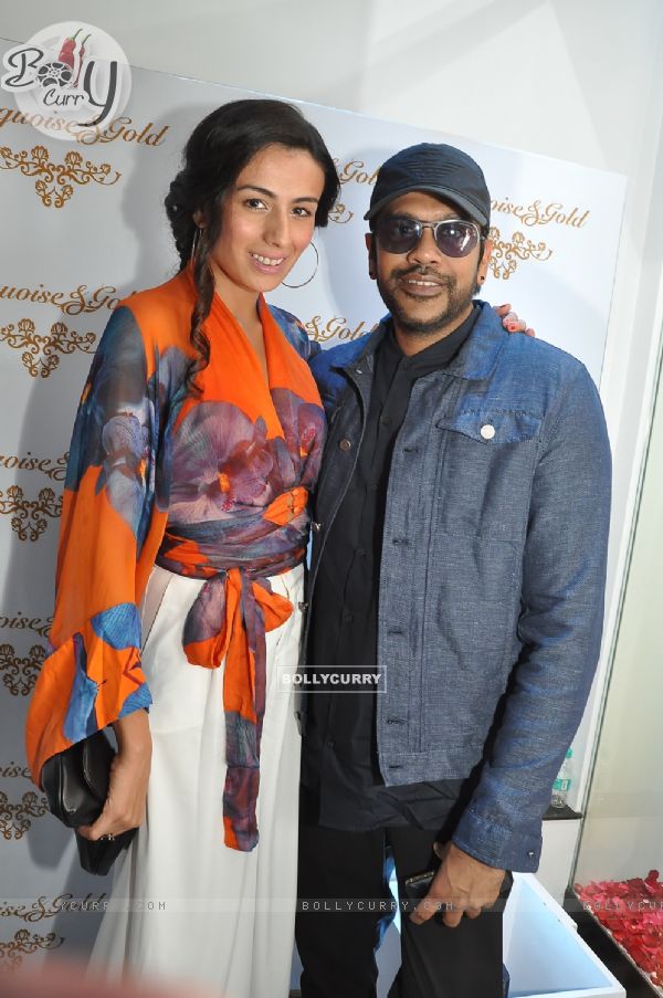 Piya Trivedi and Rocky S at the Launch of Turquoise & Gold store