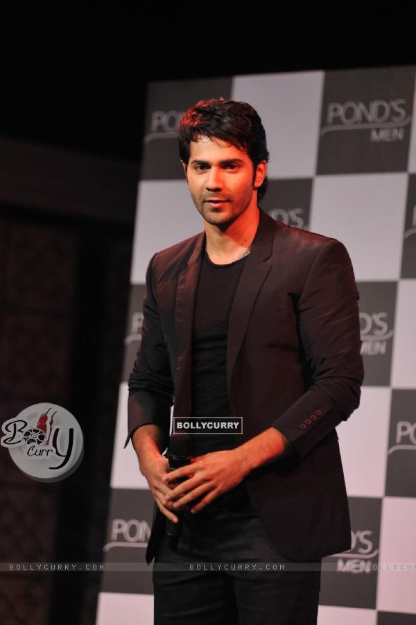 Varun Dhawan at the Launch of the latest innovation in skincare for men in India by Pond's