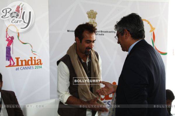 Ranvir Shorey felicitated at the FICCI event at Cannes