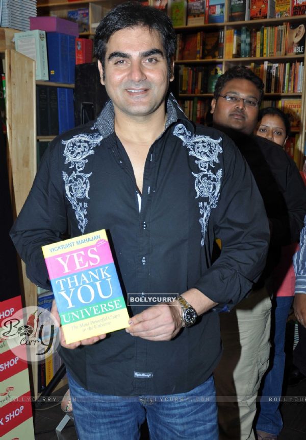 Arbaaz Khan launches Vickrant Mahajan's book Yes Thank You Universe