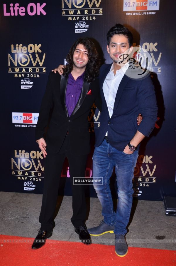 Shreyas Pardiwala and Himansh Kohli at the Life OK Now Awards