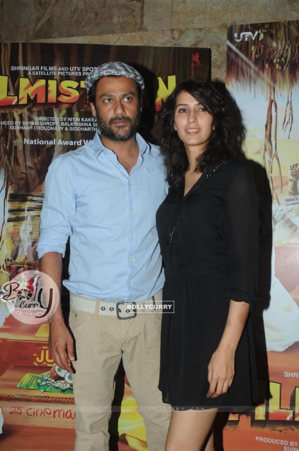 Abhishek Kapoor and Pragya Yadav at the Filmistaan special screening